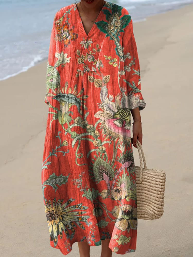 Clara – Vintage Bloom Dress