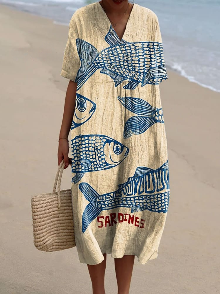 Delia – Coastal Catch Dress