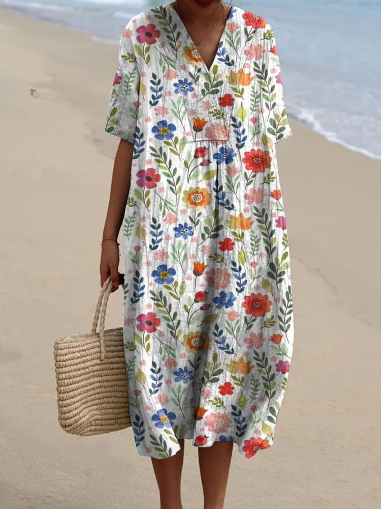 Faye – Vintage Blossom Dress