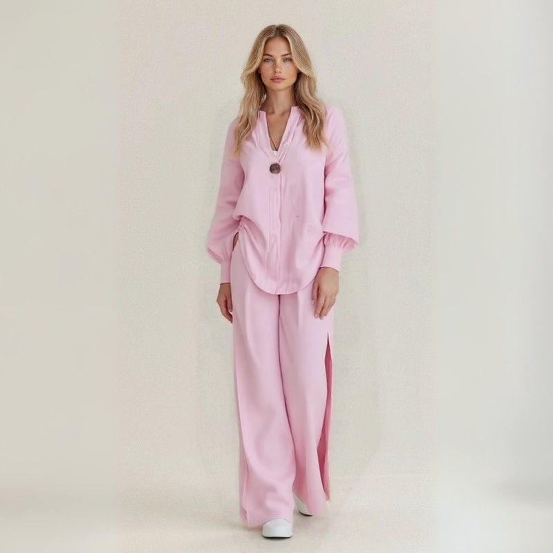 Amanda | Artisan Linen-Cotton Blend Set