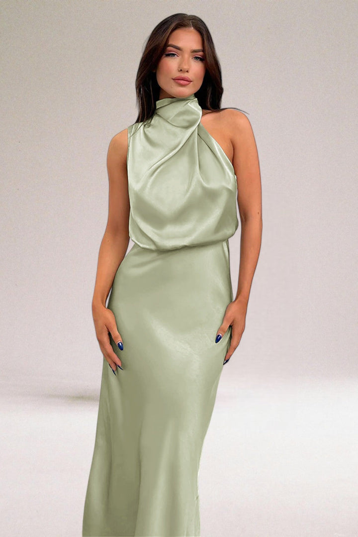 Safira® | Elegant Satin Glam Dress