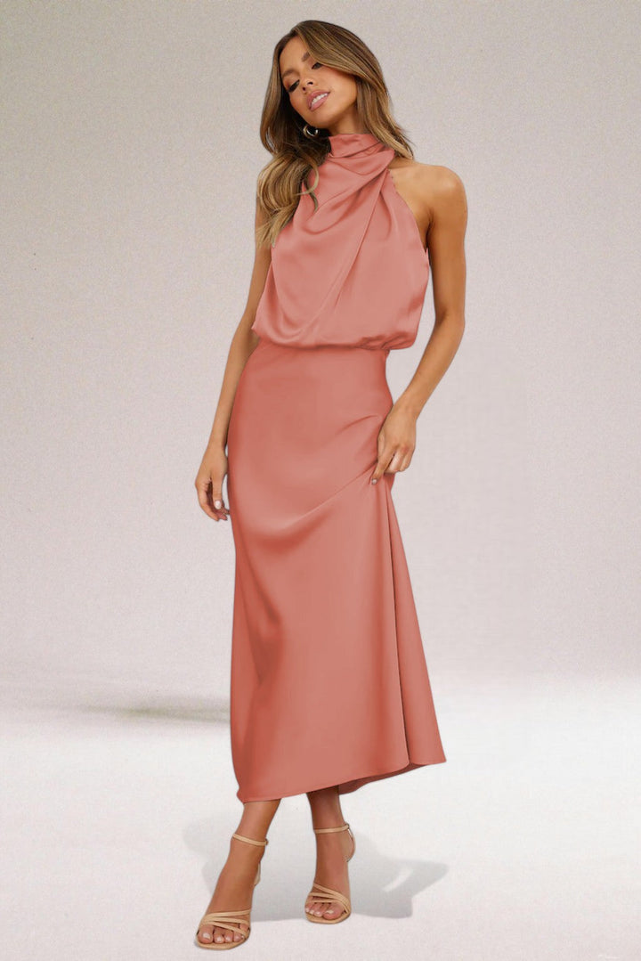 Safira® | Elegant Satin Glam Dress