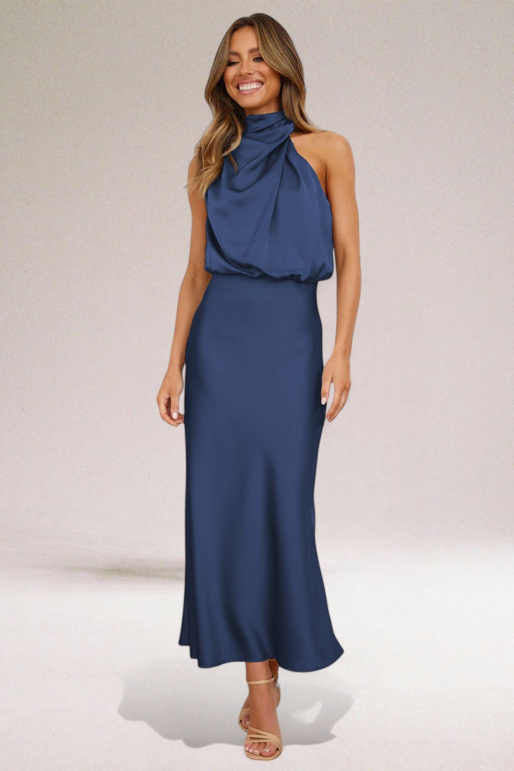 Safira® | Elegant Satin Glam Dress