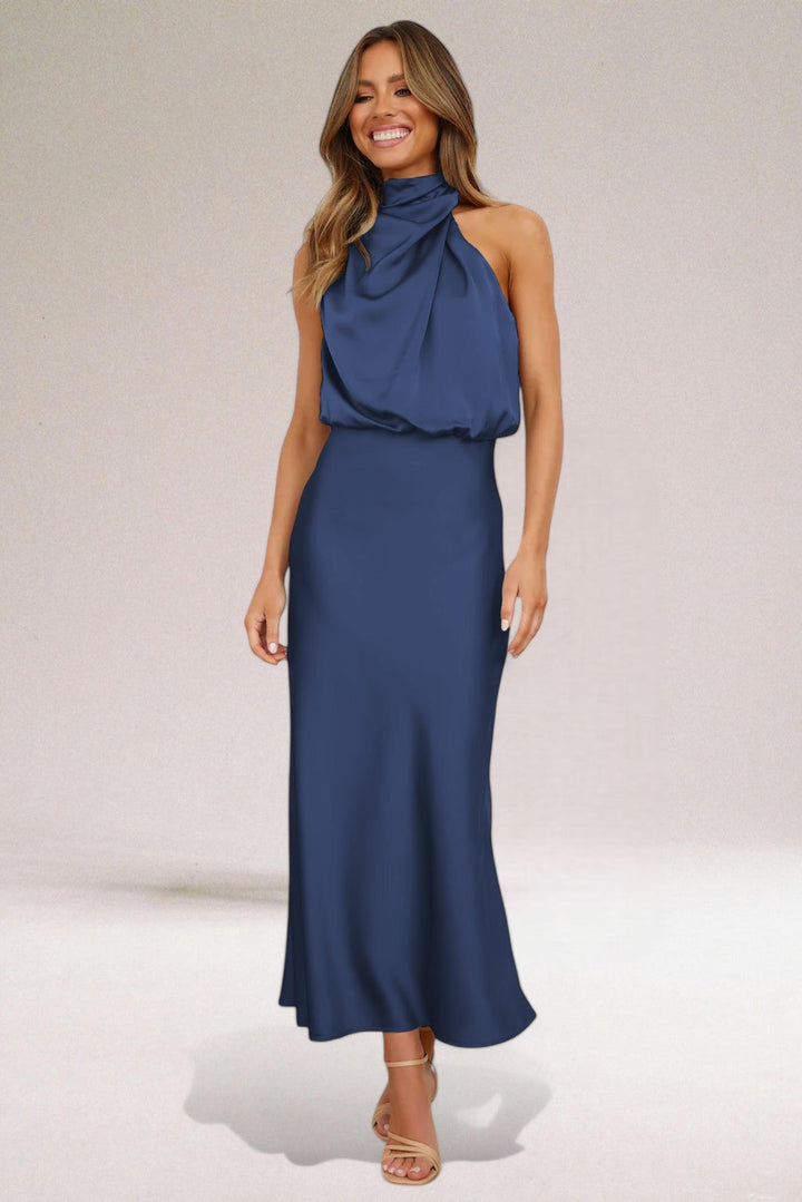 Safira® | Elegant Satin Glam Dress