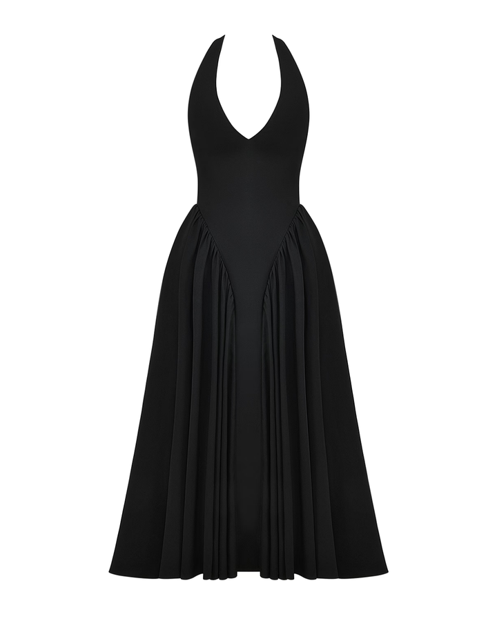 Monroe – Red Midi Dress with Iconic Style