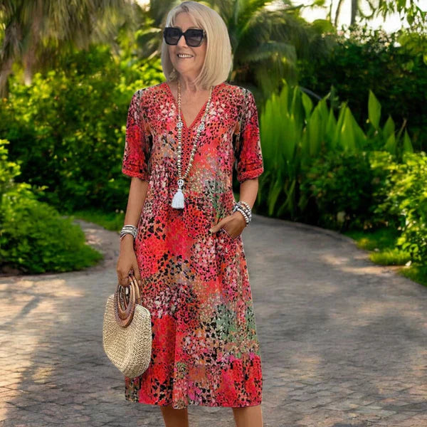 HANNAH | Flowing Boho Dress