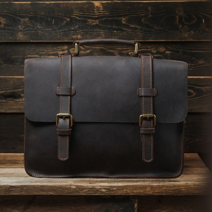 Jordan - Leather Courier Backpack