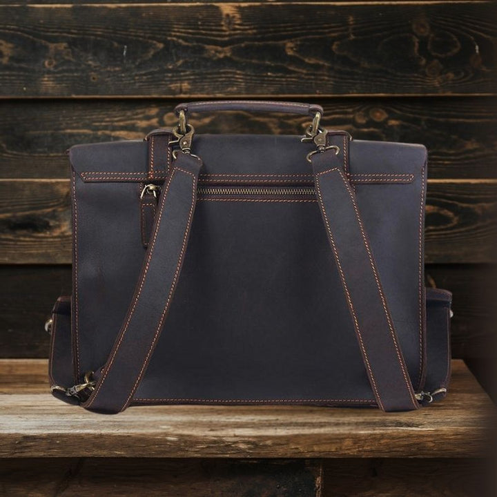 Jordan - Leather Courier Backpack