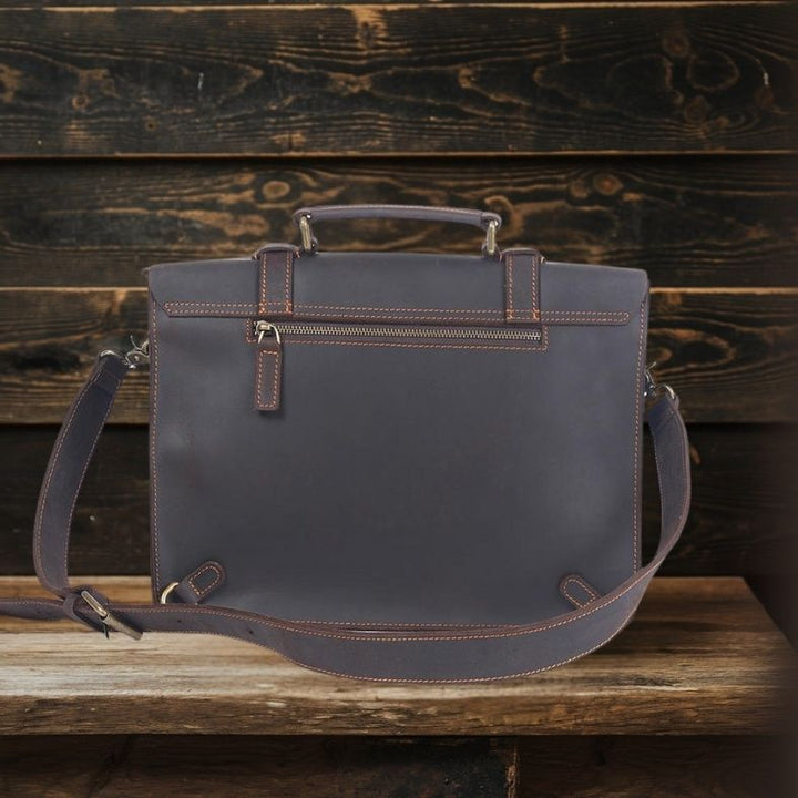 Jordan - Leather Courier Backpack