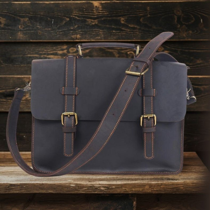Jordan - Leather Courier Backpack