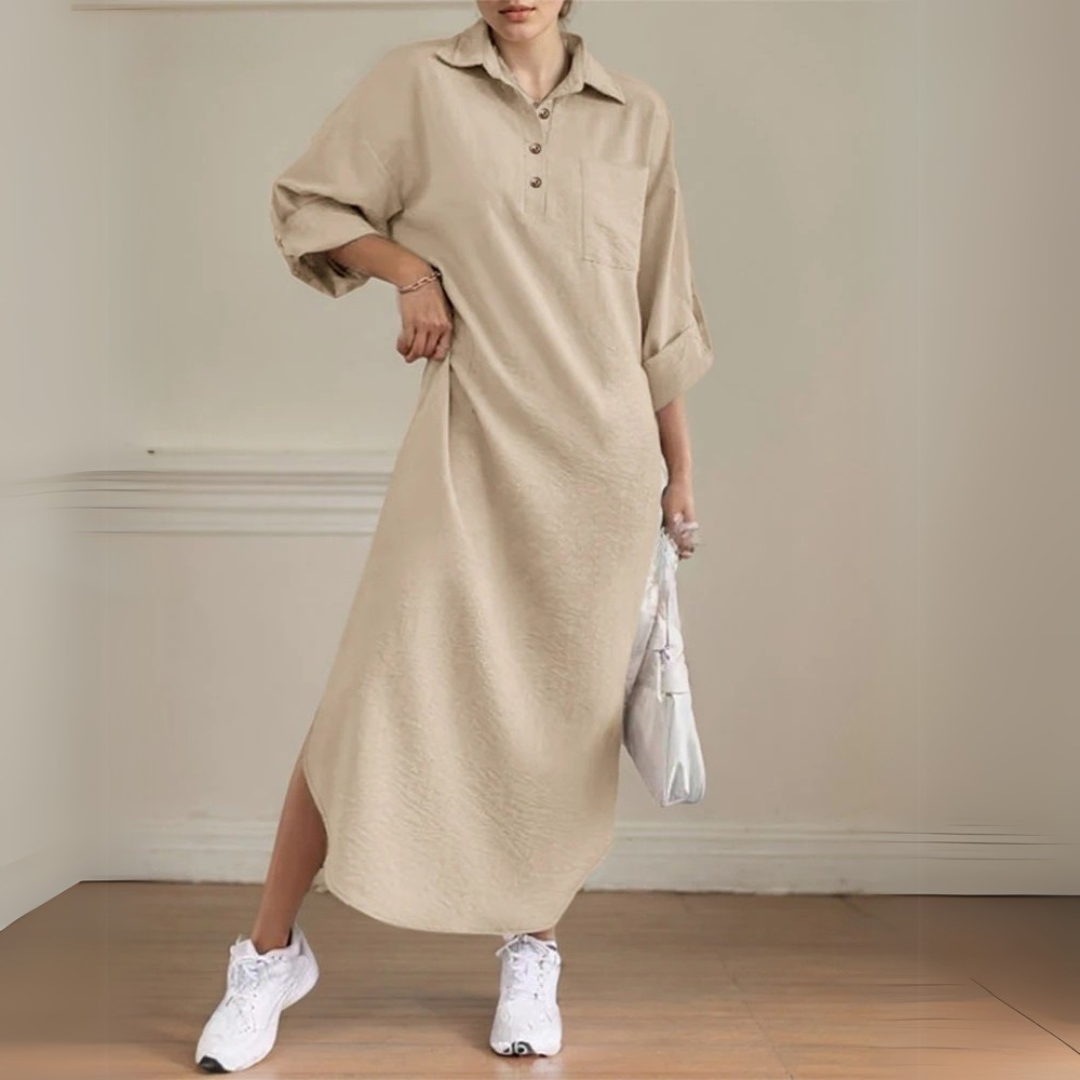 Nova Shirt Dress – Classic Sophistication for Every Event