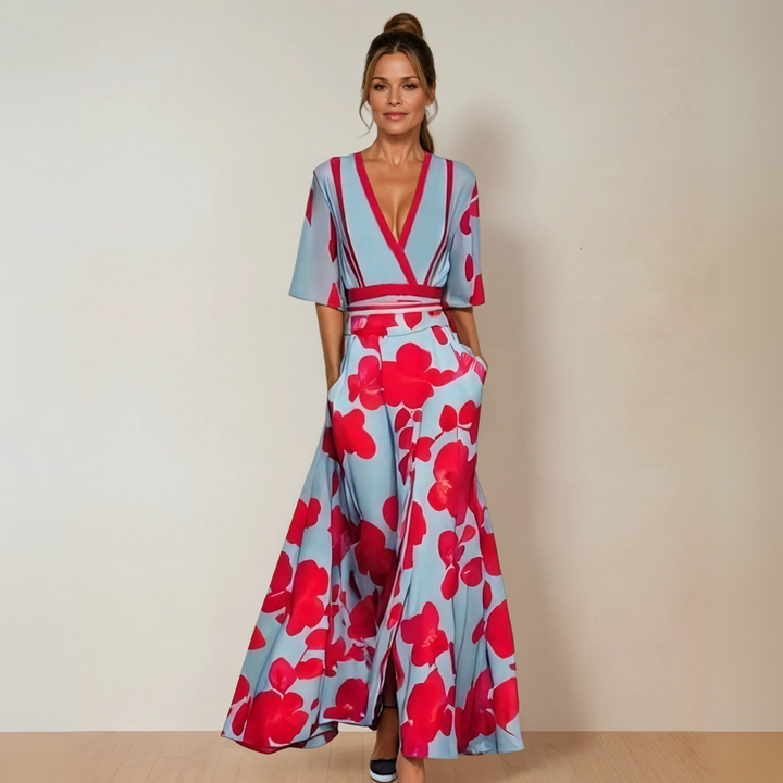 Amara – Elegant Timeless Floral Dress