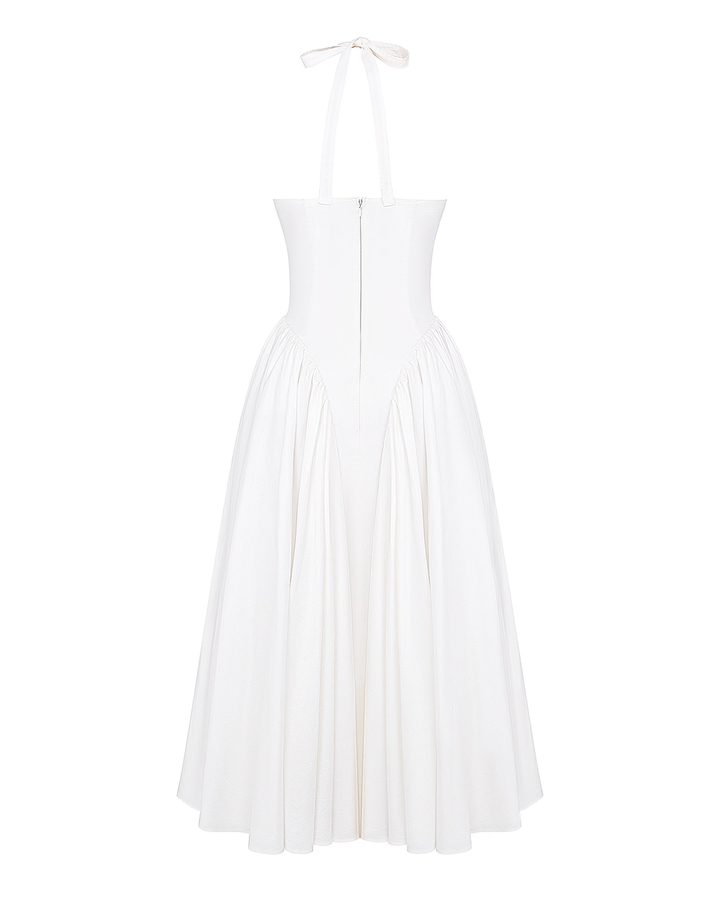 Monroe – Red Midi Dress with Iconic Style