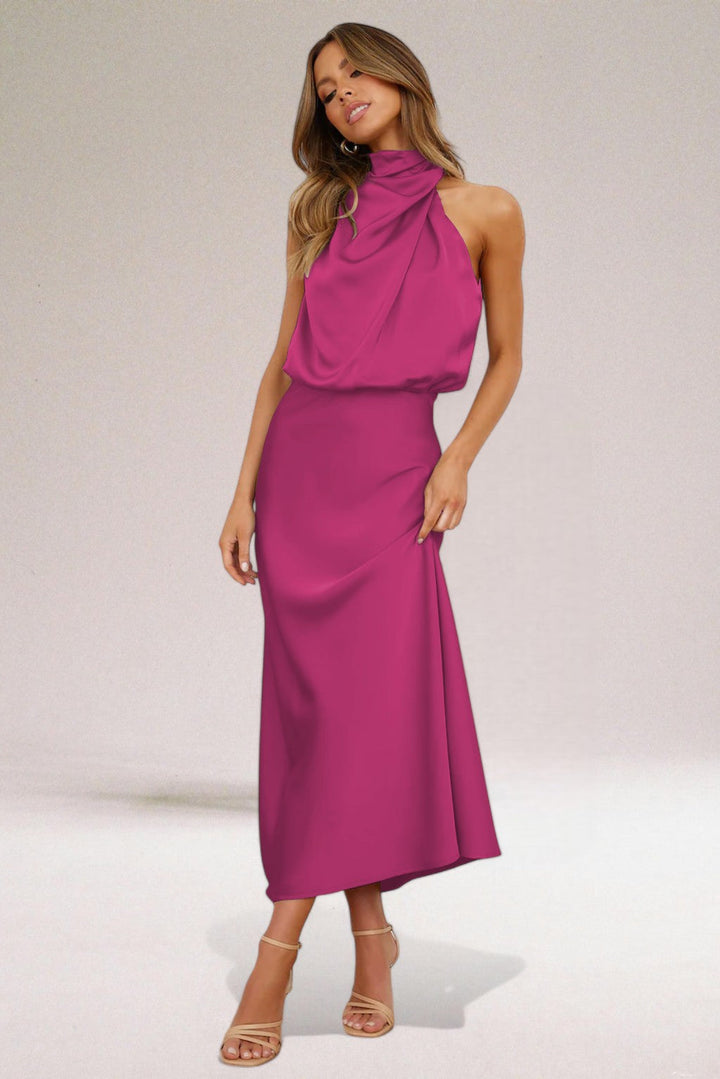 Safira® | Elegant Satin Glam Dress