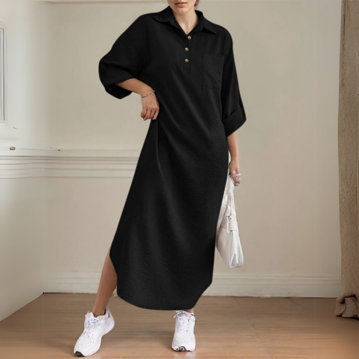 Nova Shirt Dress – Classic Sophistication for Every Event