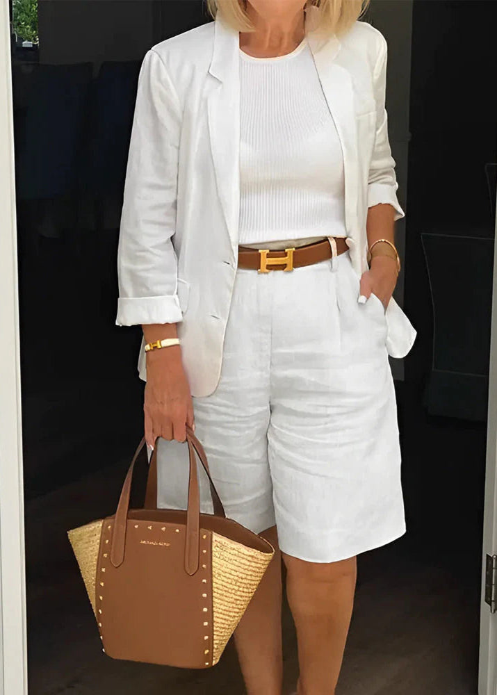 Joyce™ | Stylish Two-Piece Set (Blazer + Shorts)