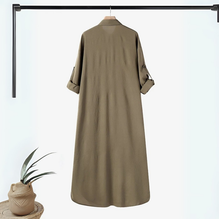 Nova Shirt Dress – Classic Sophistication for Every Event