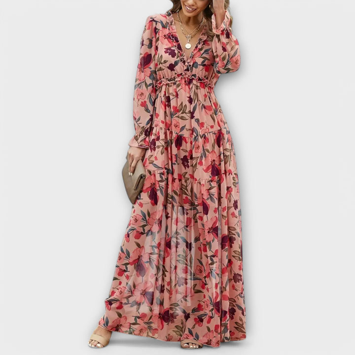 Azura – Elegant Floral Maxi Dress