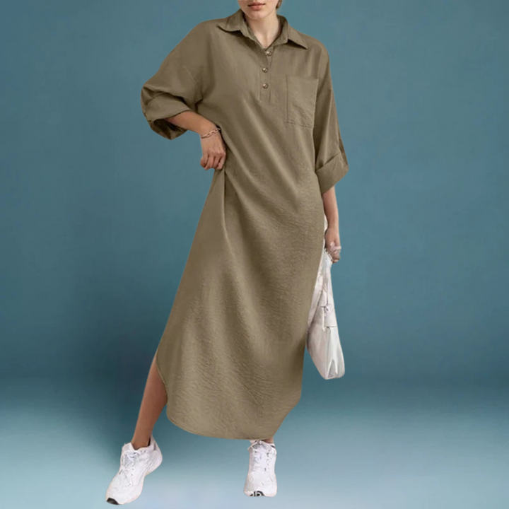 Nova Shirt Dress – Classic Sophistication for Every Event