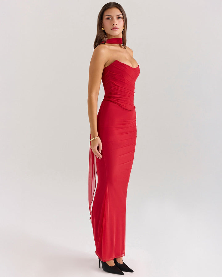 Malu – Pink Dress with Natural Charm