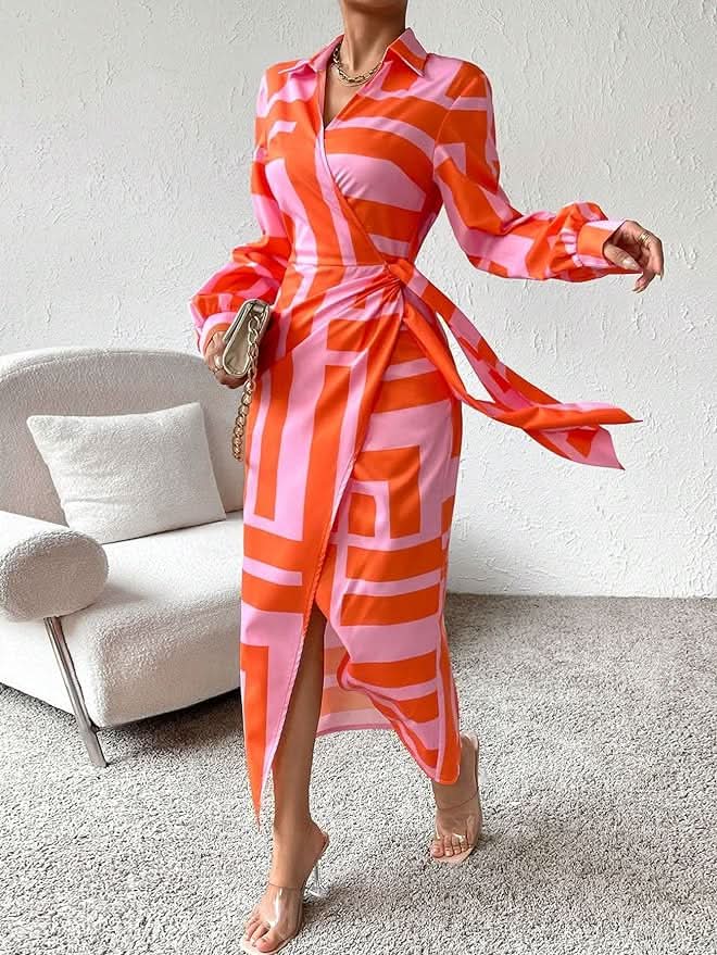 Madisson® | Printed Wrap Dress