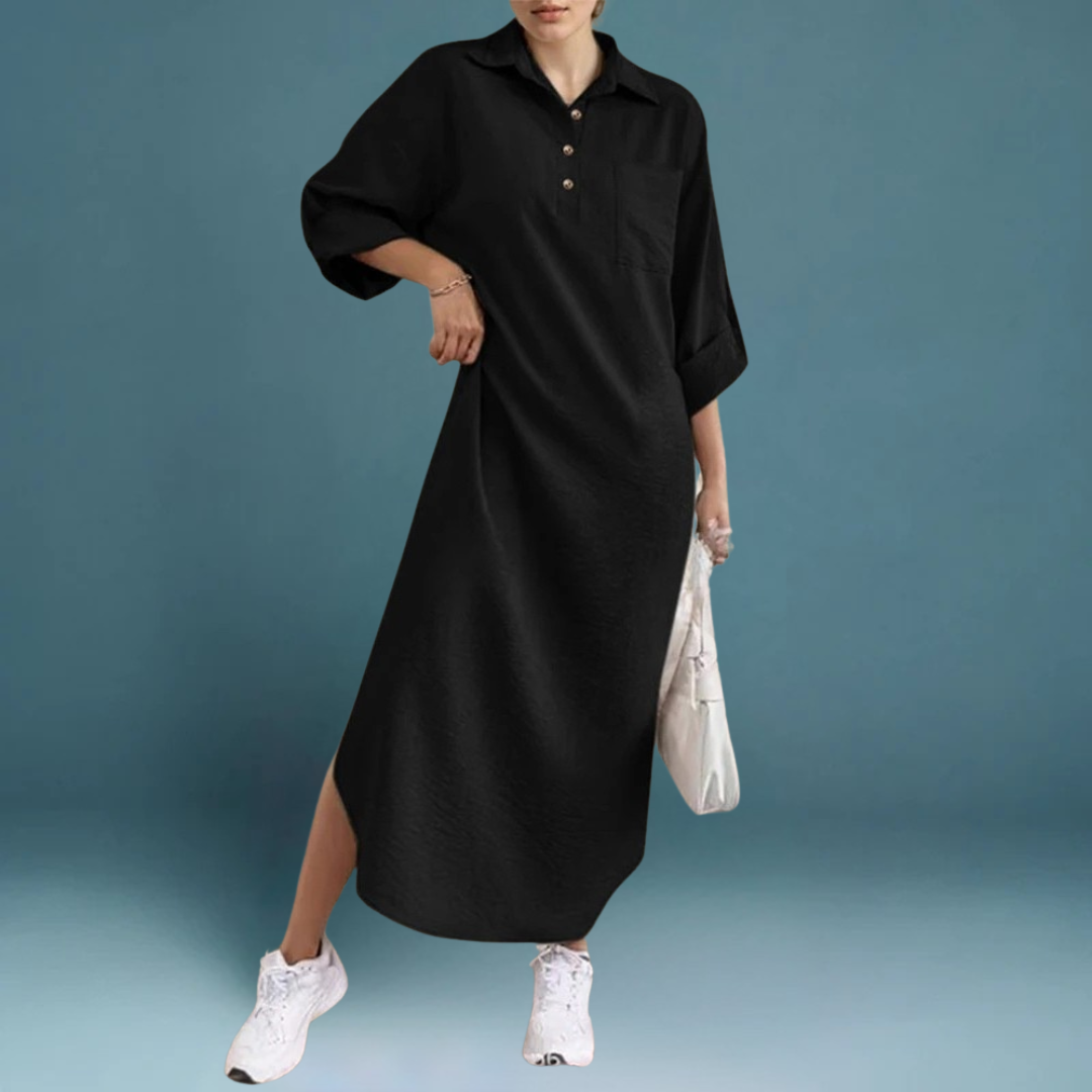 Nova Shirt Dress – Classic Sophistication for Every Event