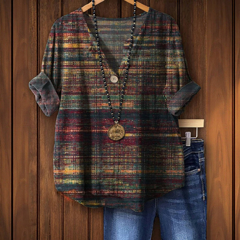Vintage Colorful Blouse