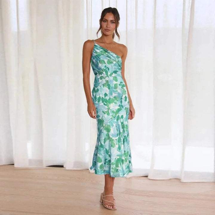 Celeste™ Floral Satin Dress