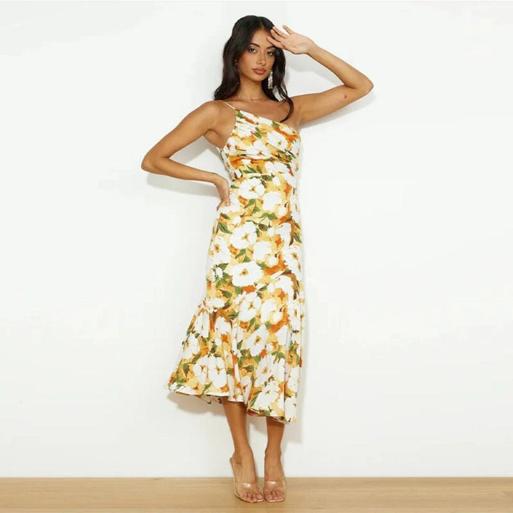 Celeste™ Floral Satin Dress