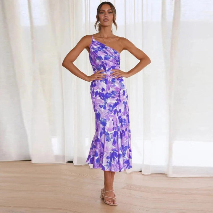 Celeste™ Floral Satin Dress