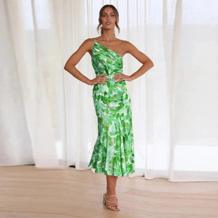 Celeste™ Floral Satin Dress