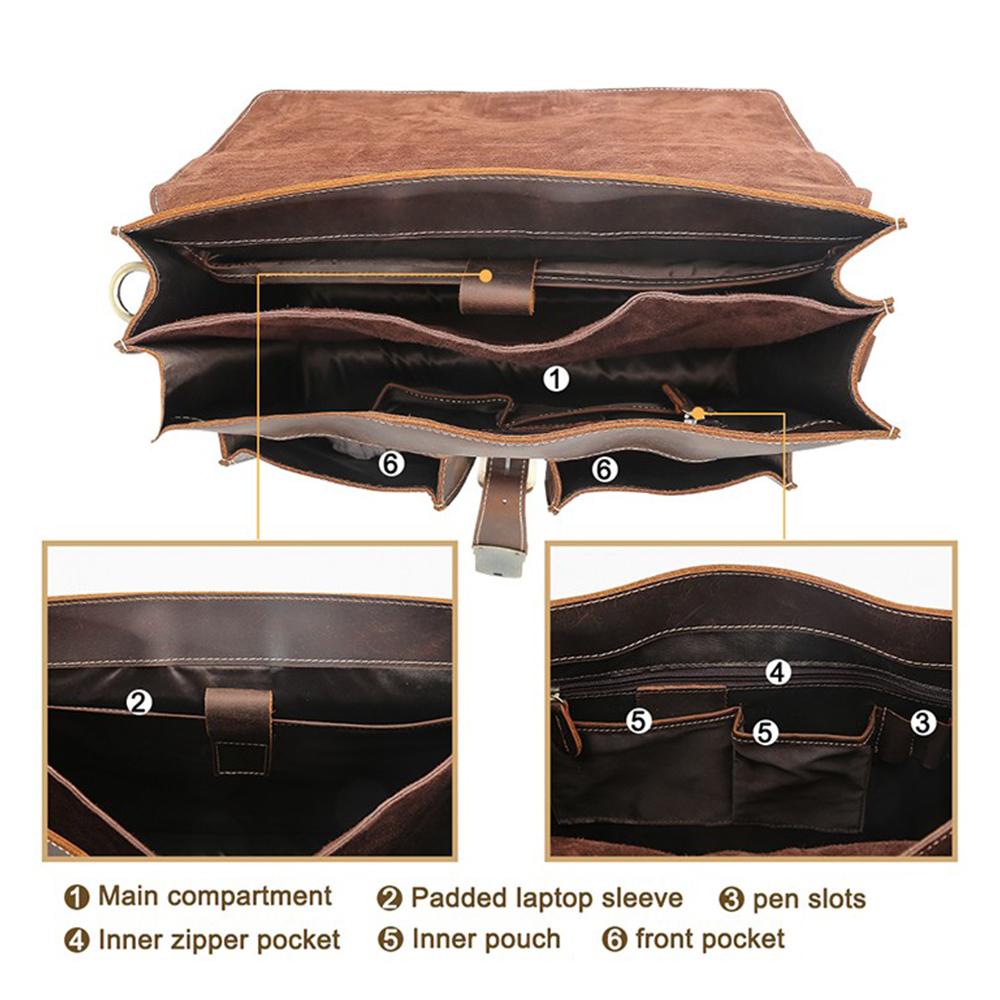 Nile - Brown Leather Shoulder Bag