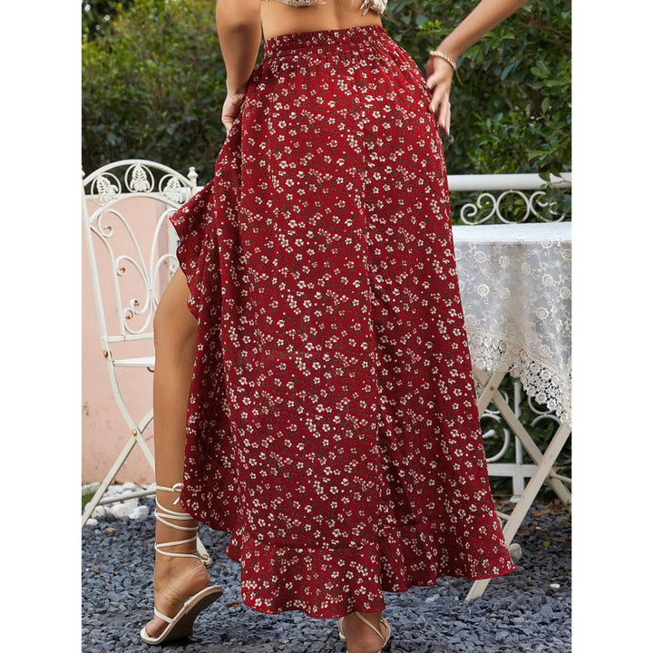 Hanessa™ - Flowy Leopard Skirt