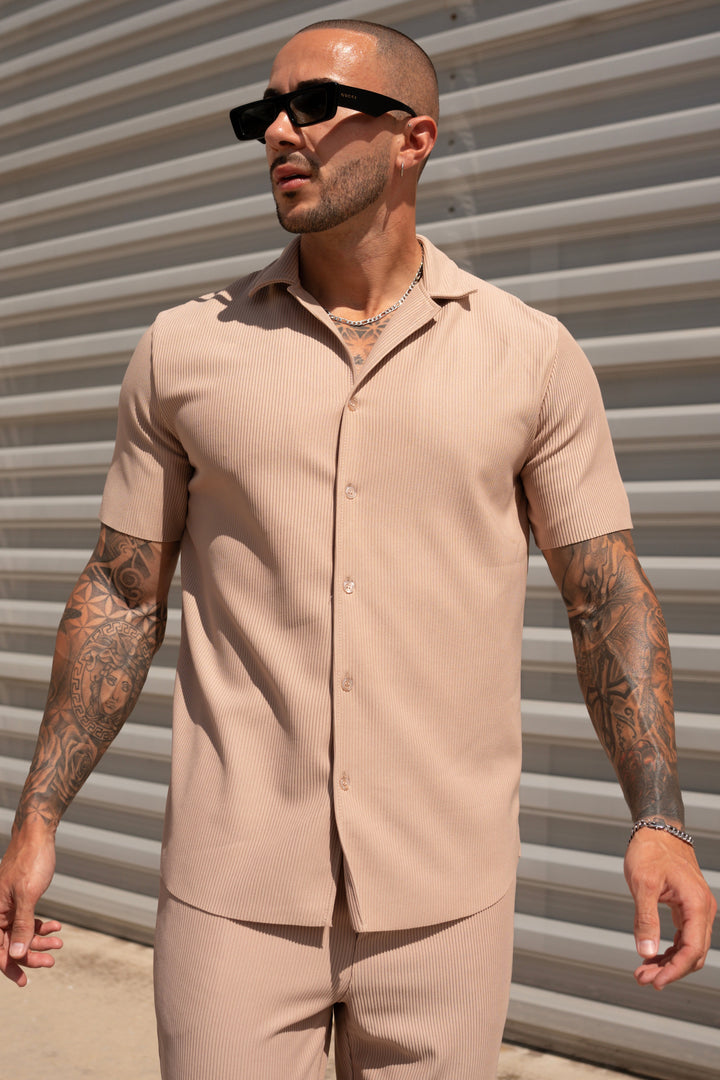 THE IBIZA SET - BLOUSE + PANTS - BEIGE