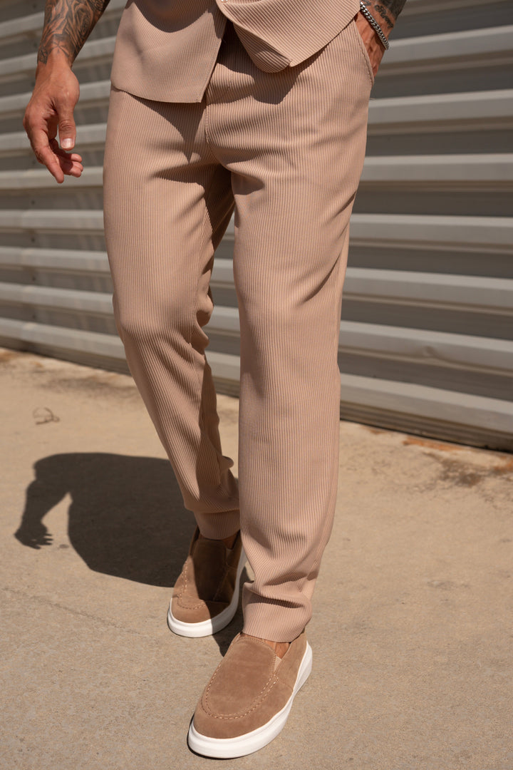 THE IBIZA SET - BLOUSE + PANTS - BEIGE