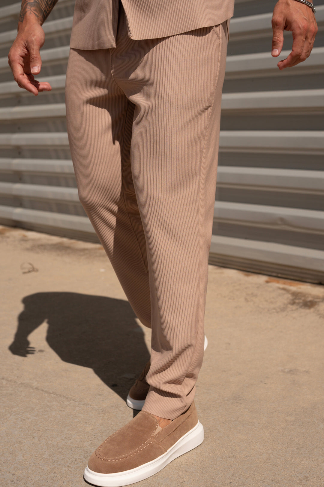THE IBIZA SET - BLOUSE + PANTS - BEIGE