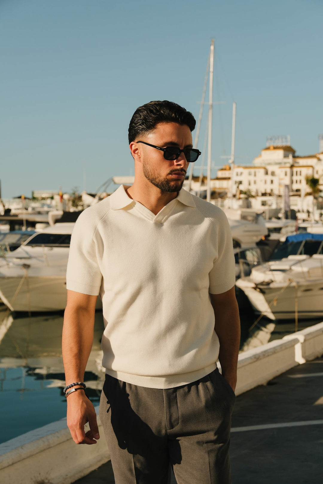 Yacht Polo - White