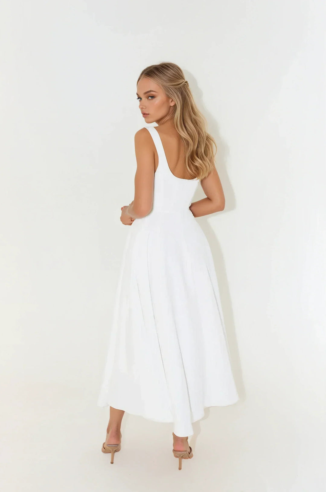 Mina - Long Dress with Adjustable Straps