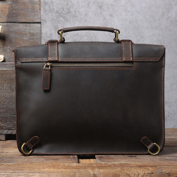 Jordan - Leather Courier Backpack