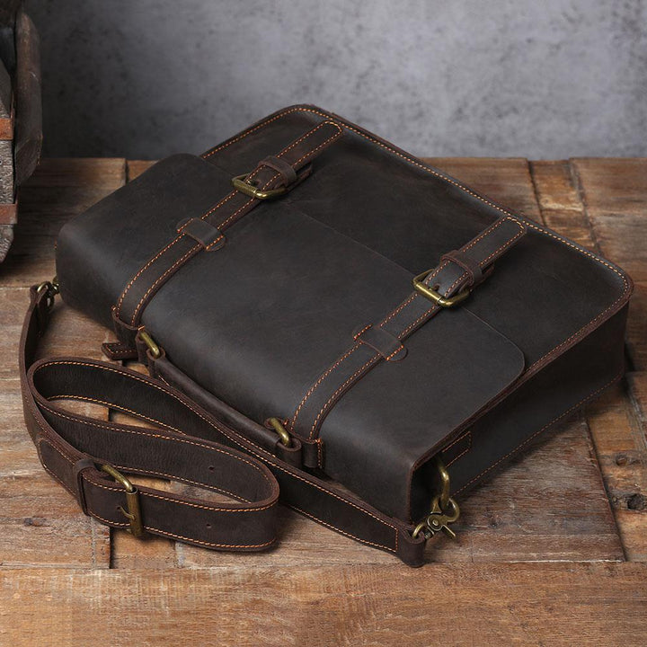 Jordan - Leather Courier Backpack