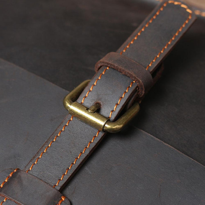 Jordan - Leather Courier Backpack