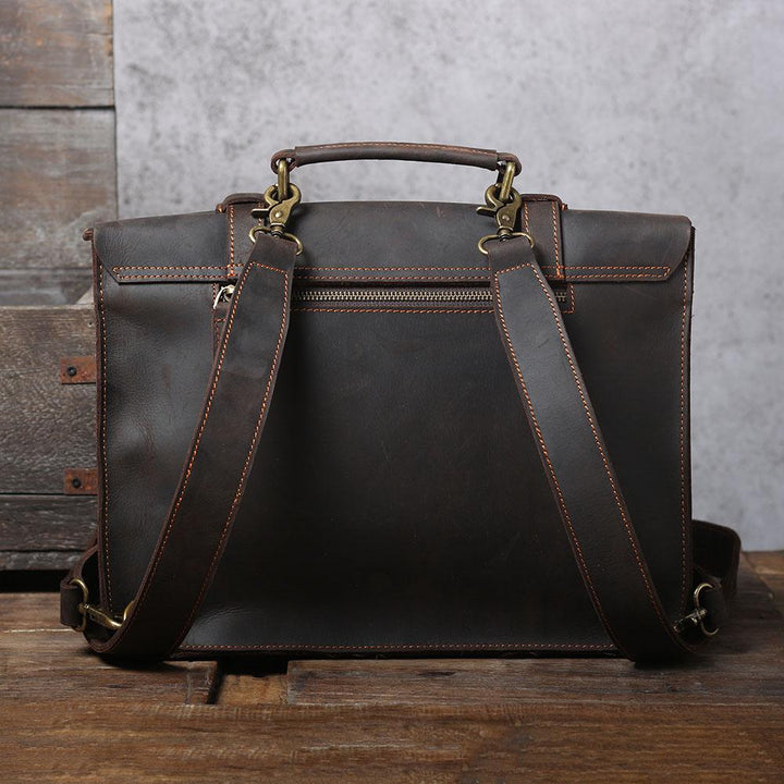 Jordan - Leather Courier Backpack