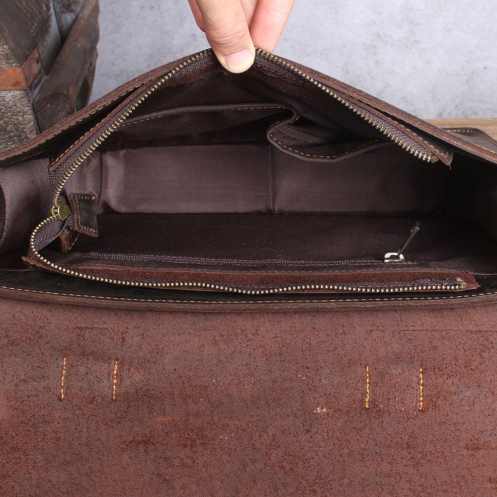 Jordan - Leather Courier Backpack