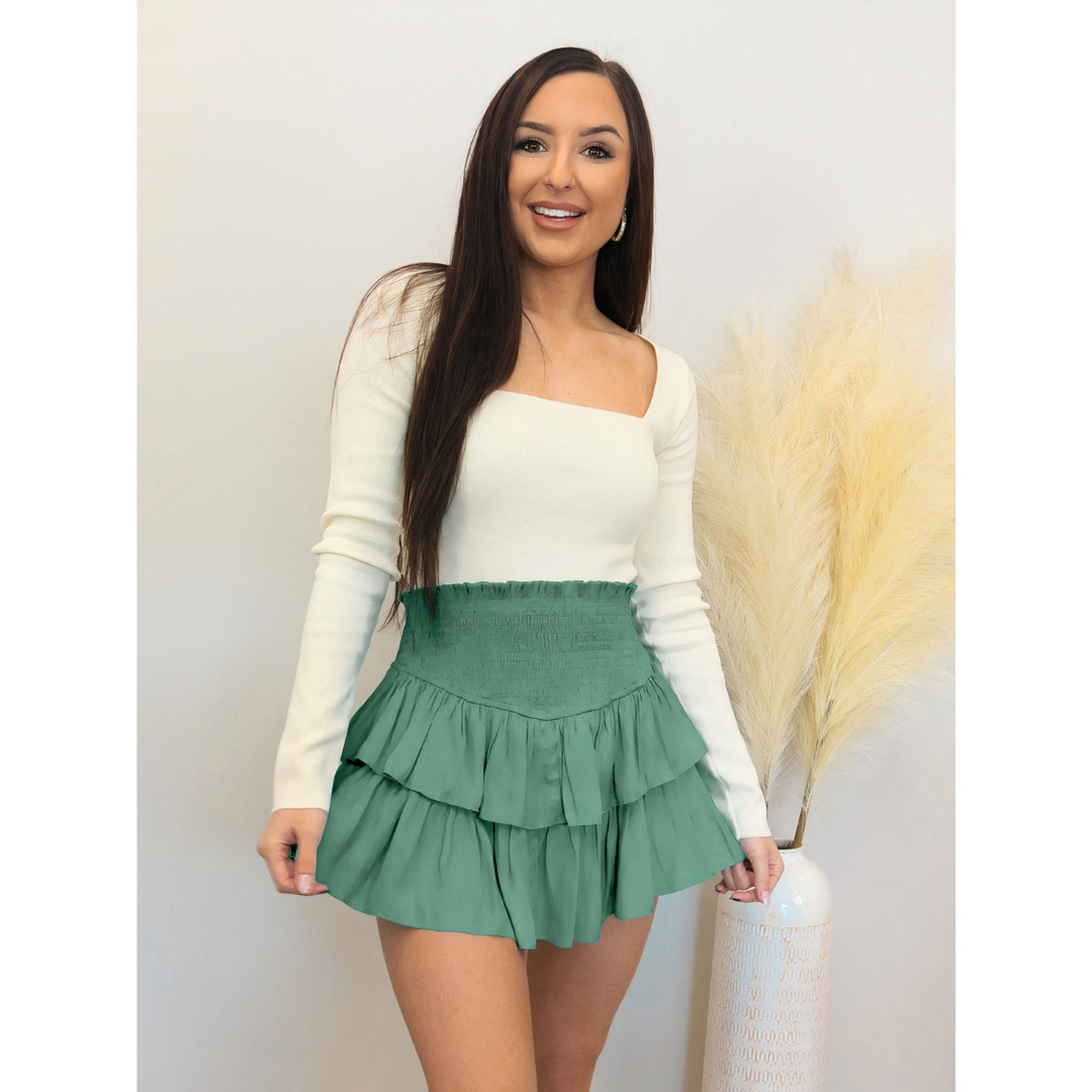 Vyvan™ - Chic Ruffled Skirt