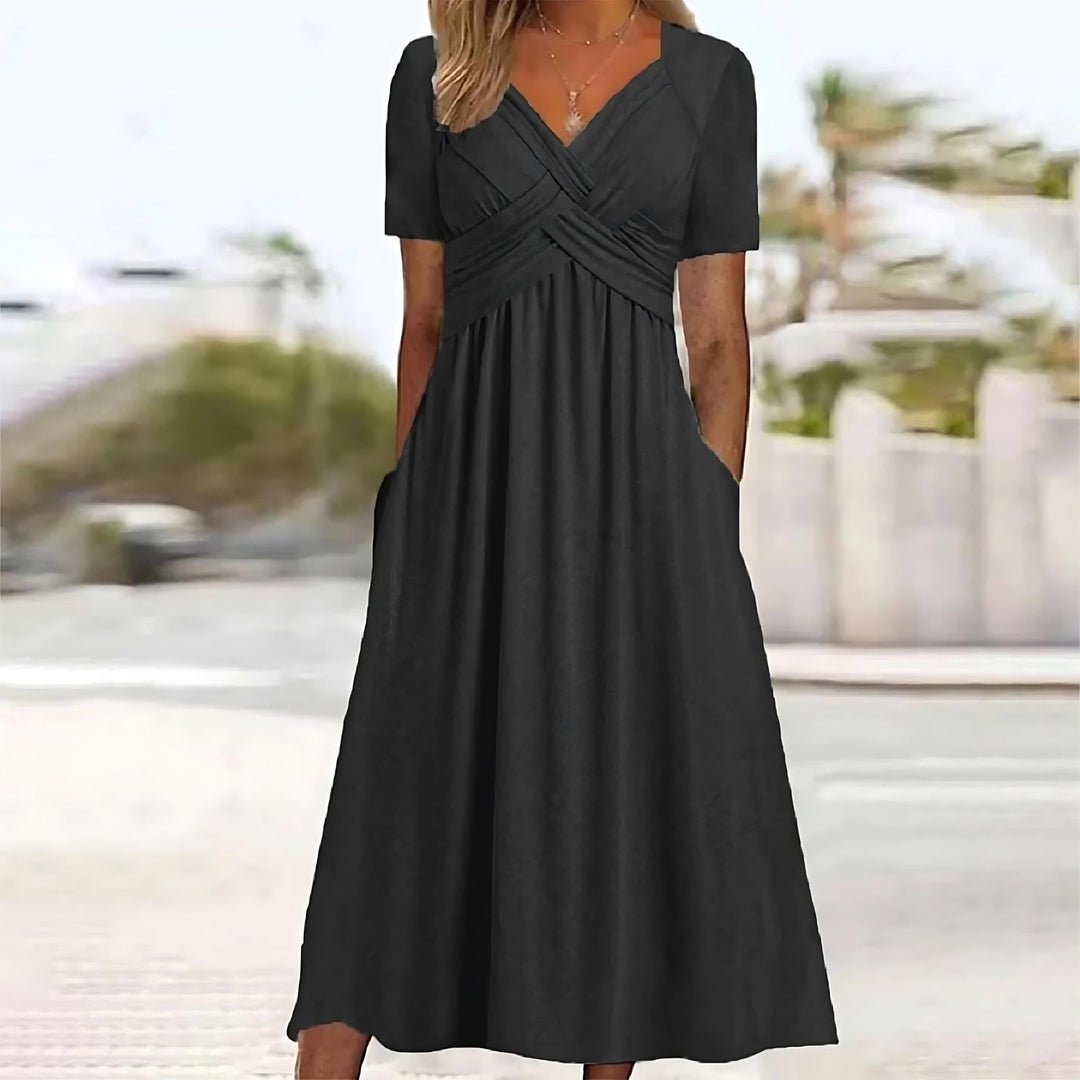 Vicky - Chic Midi Casual Dress