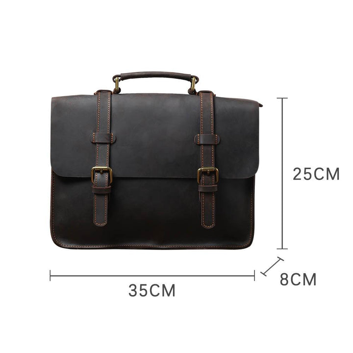 Jordan - Leather Courier Backpack