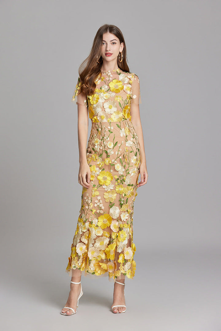 Jessica - Elegant Floral Dress