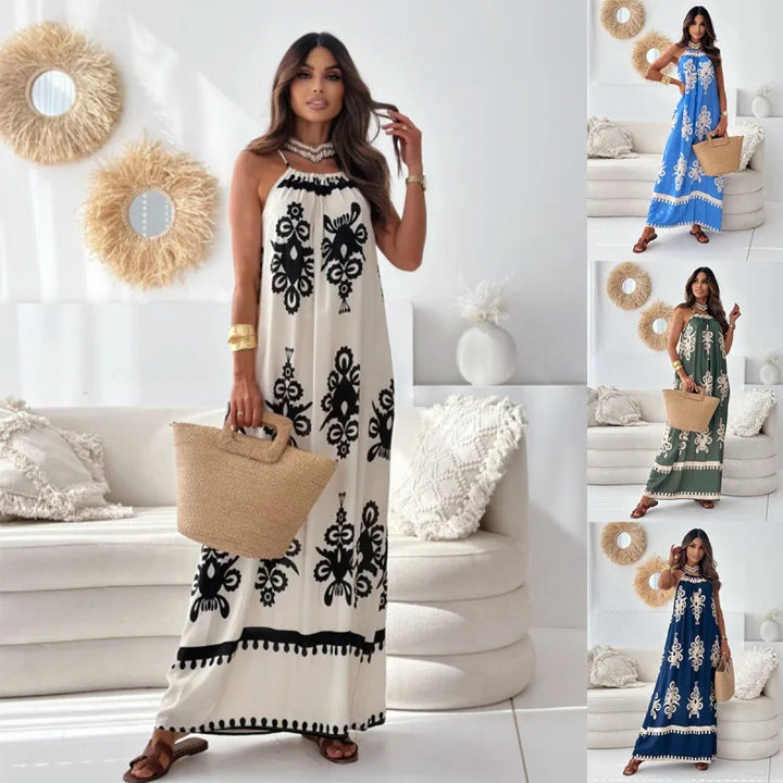 Rachel – Elegant Bohemian Maxi Dress