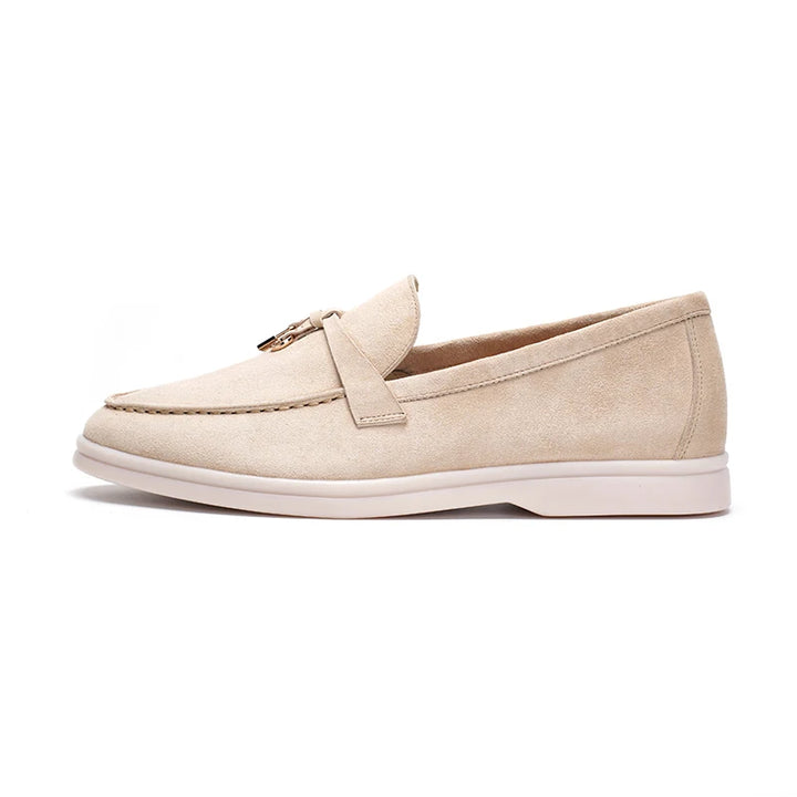 Luxurious Suede Leather Slip-On Loafers - Comfortable and Casual