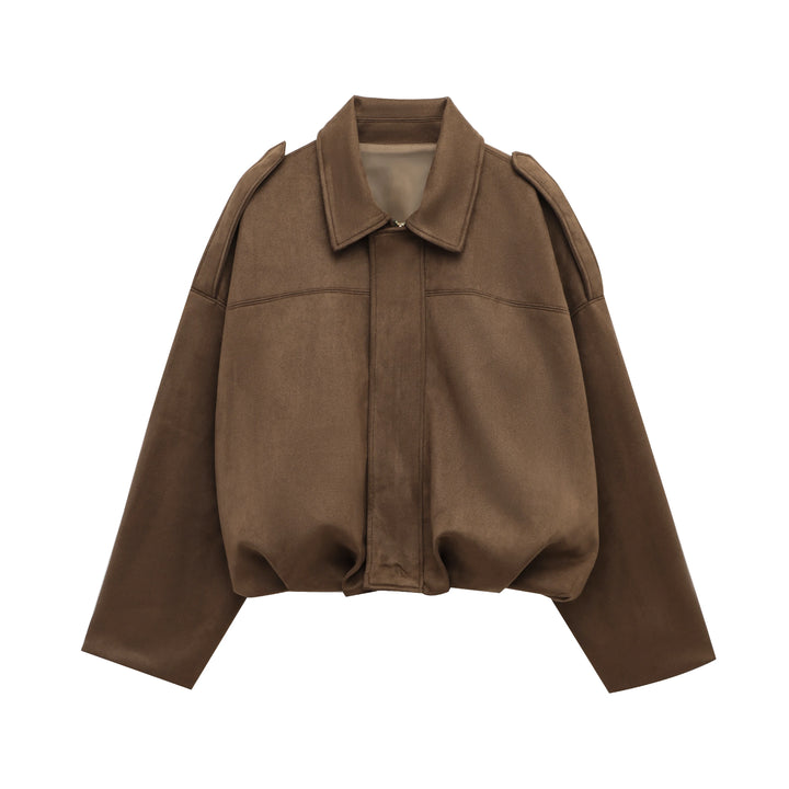 Women’s Suede Bomber Jacket